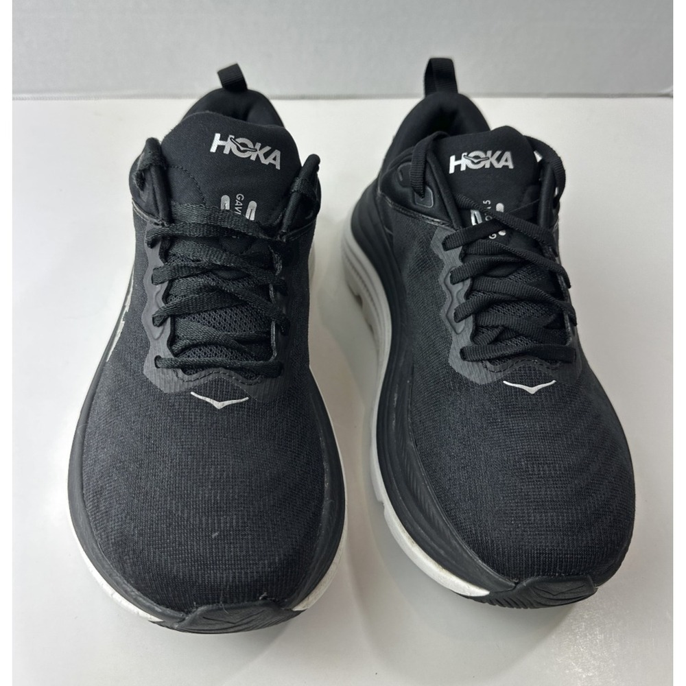 Hoka One One Gaviota 5 Women's Size 8.5B Black Running Shoes 8.5 1134235 BWHT - Picture 2 of 13